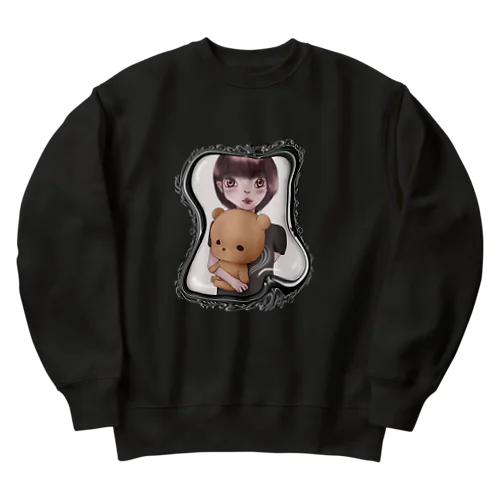 鏡越しの少女 Heavyweight Crew Neck Sweatshirt