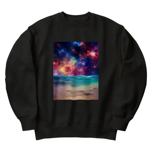 宇宙と海 Heavyweight Crew Neck Sweatshirt