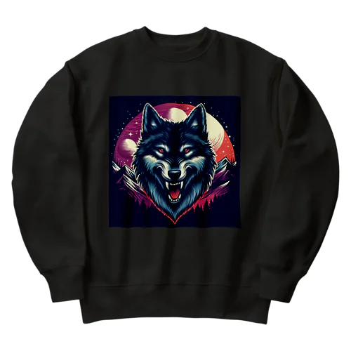 バイオレンスな狼 Heavyweight Crew Neck Sweatshirt