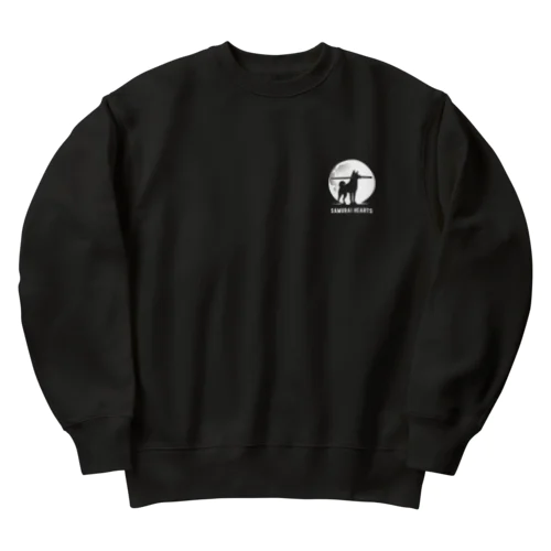 Black Pochi Heavyweight Crew Neck Sweatshirt