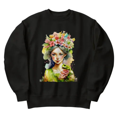 虹色宝蛙0855 Heavyweight Crew Neck Sweatshirt