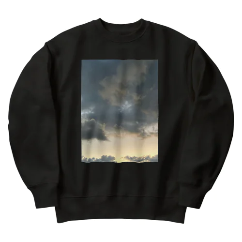 雲と朝焼け Heavyweight Crew Neck Sweatshirt