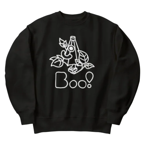 Boo!(からかさおばけ) Heavyweight Crew Neck Sweatshirt