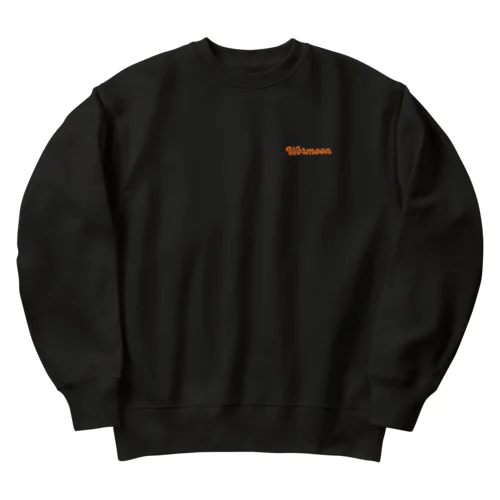 Wormoon スウェット Orange 試作品 Heavyweight Crew Neck Sweatshirt