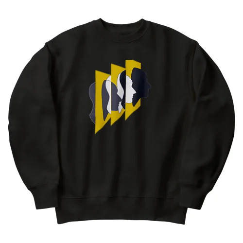 フェーズドなフェイス Heavyweight Crew Neck Sweatshirt