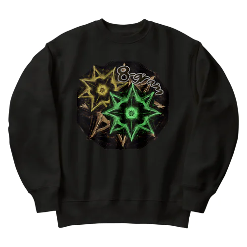 【Abstract Design】8-gram 八芒星🤭 Heavyweight Crew Neck Sweatshirt