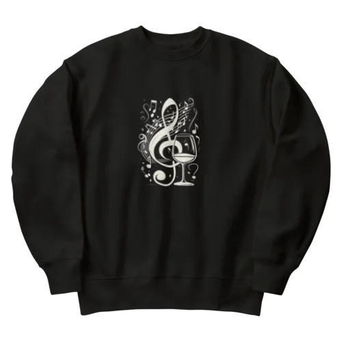 The Rhythm of Wine Heavyweight Crew Neck Sweatshirt