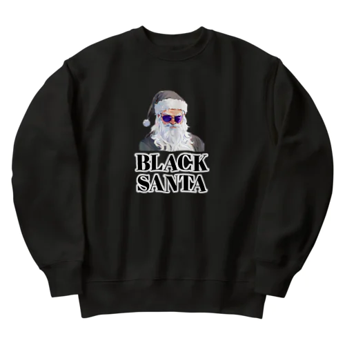 STUDIO GLOW singerブラックサンタ Heavyweight Crew Neck Sweatshirt