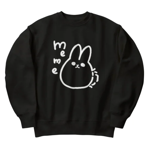 うさぎのmeme Heavyweight Crew Neck Sweatshirt