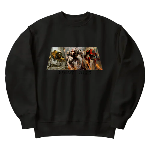 ロボット大戦 Heavyweight Crew Neck Sweatshirt