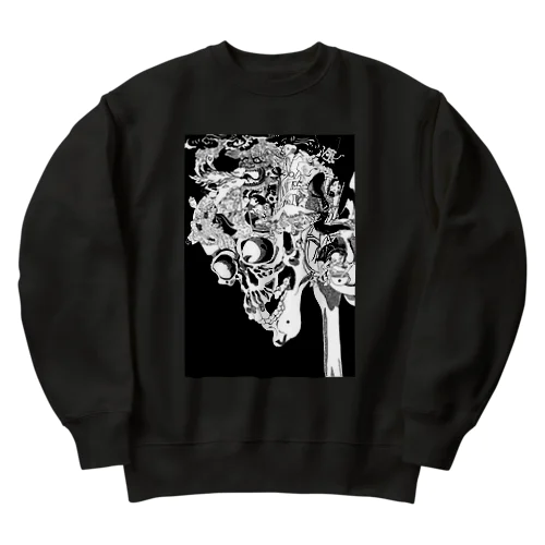 がしゃどくろと百鬼夜行 Heavyweight Crew Neck Sweatshirt