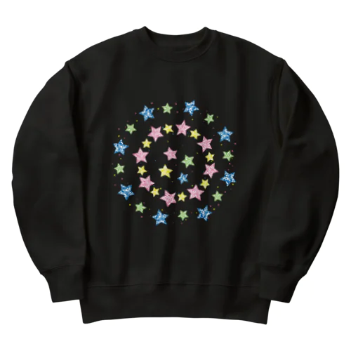 You shine like a star 2 Heavyweight Crew Neck Sweatshirt