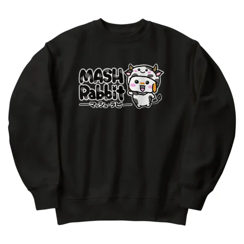 マッシュラビ(うし) Heavyweight Crew Neck Sweatshirt