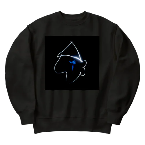 光デザイン Heavyweight Crew Neck Sweatshirt