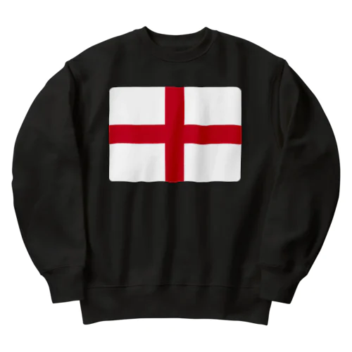 イングランドの国旗 Heavyweight Crew Neck Sweatshirt