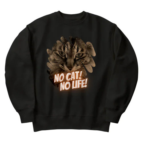 NO CAT! NO LIFE! ヘビーウェイトスウェット