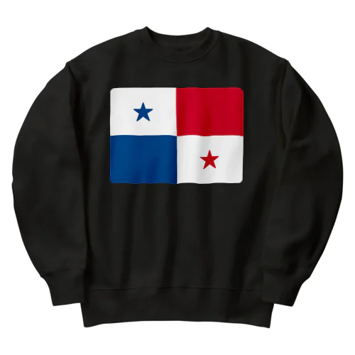 パナマの国旗 Heavyweight Crew Neck Sweatshirt