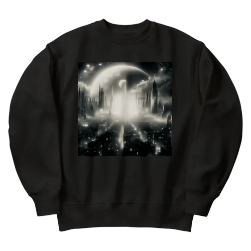 近未来都市 Heavyweight Crew Neck Sweatshirt