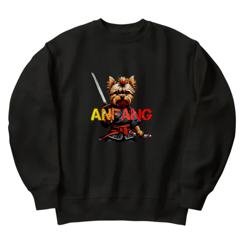 ANFANG SAMURAI YORKIE Heavyweight Crew Neck Sweatshirt