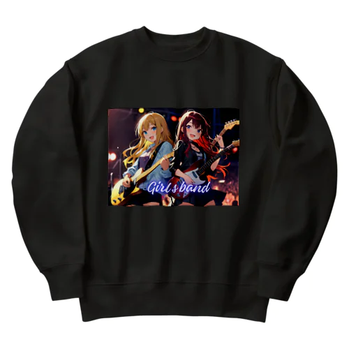 ガールズバンド！ Heavyweight Crew Neck Sweatshirt