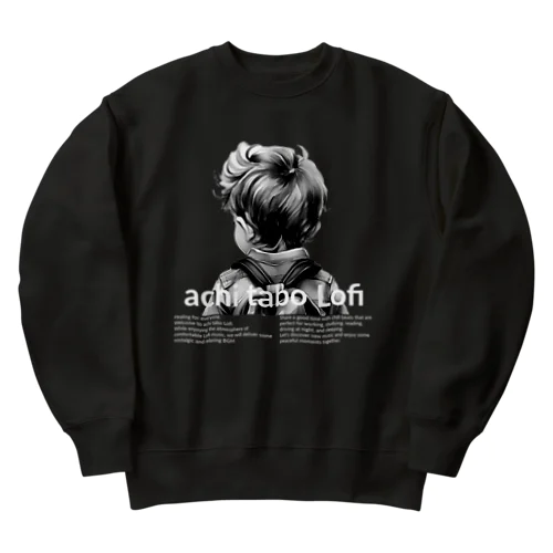 achi tabo Lofi Heavyweight Crew Neck Sweatshirt