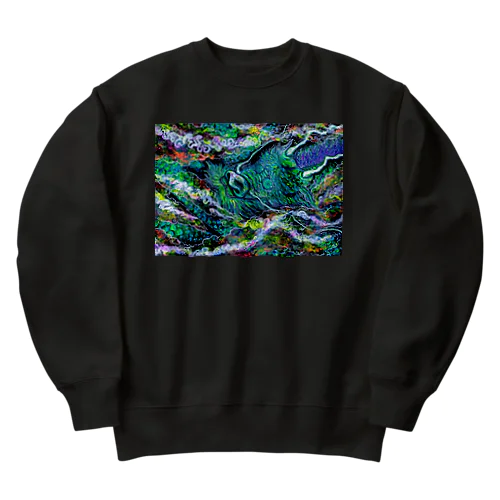 宇宙龍 Heavyweight Crew Neck Sweatshirt