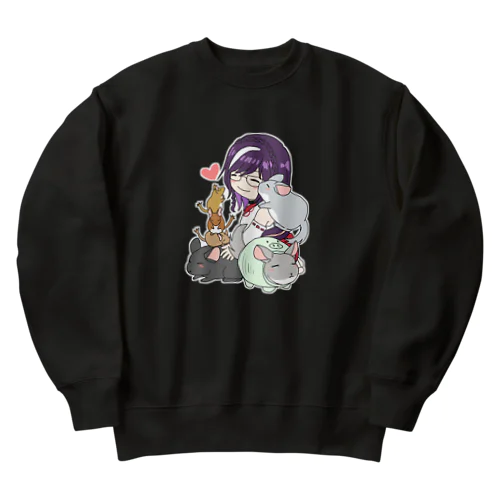 葉月なちゅえ＆ほわぷりちんちらーずコラボグッズ Heavyweight Crew Neck Sweatshirt