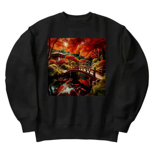 日本庭園2 Heavyweight Crew Neck Sweatshirt