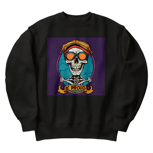 Be proud スカルバンドT Heavyweight Crew Neck Sweatshirt