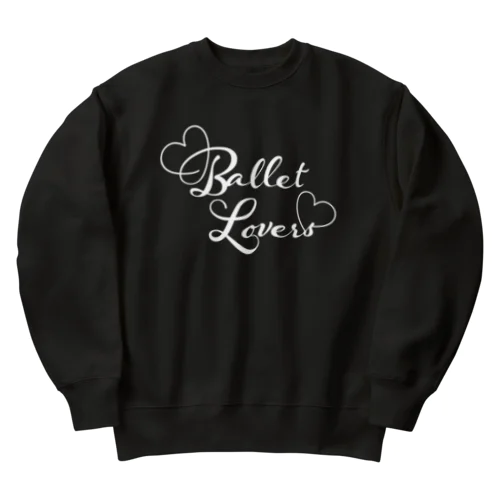 Ballet Lovers white Heavyweight Crew Neck Sweatshirt