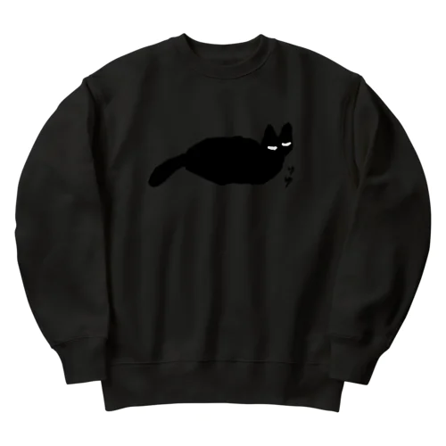 くろねこねむる（めひかる） Heavyweight Crew Neck Sweatshirt