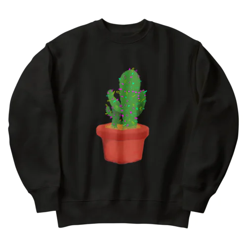 サボテン having fun Heavyweight Crew Neck Sweatshirt