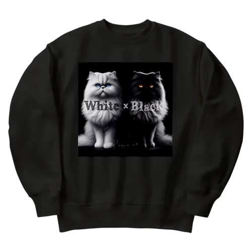 Persian cat Heavyweight Crew Neck Sweatshirt