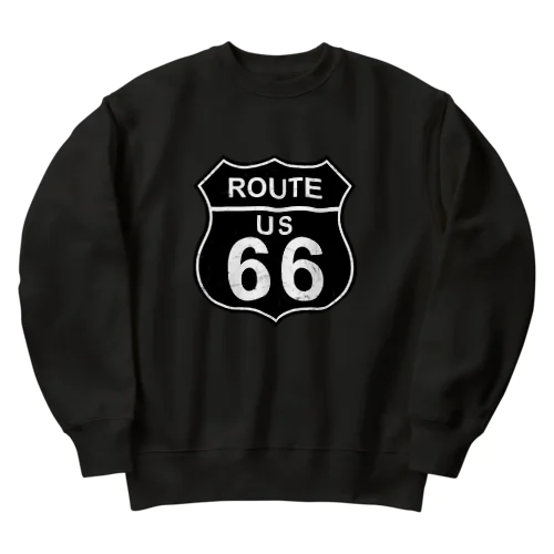 ルート66　ヴィンテージ風　アメカジ Heavyweight Crew Neck Sweatshirt