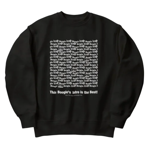 モノグラム白プリ Heavyweight Crew Neck Sweatshirt