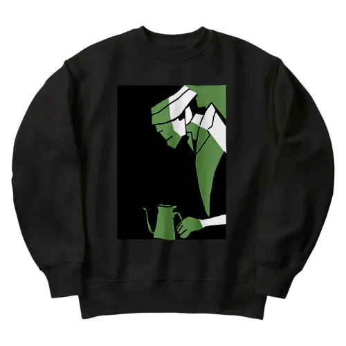 もちもちコーヒー Heavyweight Crew Neck Sweatshirt