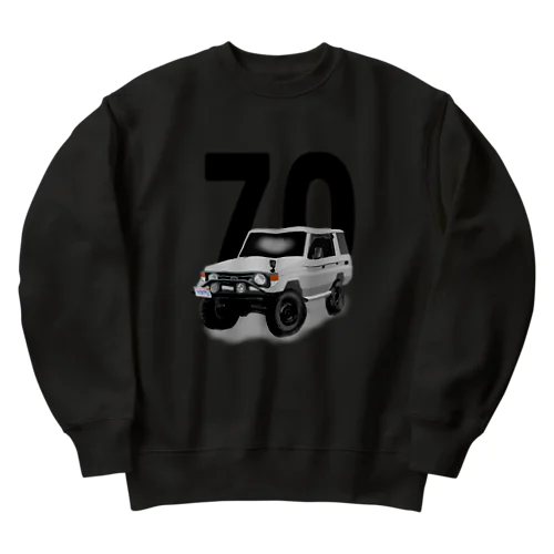 70ナナマル Heavyweight Crew Neck Sweatshirt