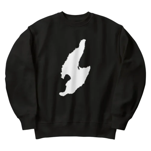 佐渡ヶ島白バージョン Heavyweight Crew Neck Sweatshirt