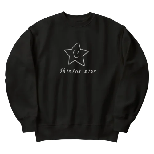 輝く星 Heavyweight Crew Neck Sweatshirt