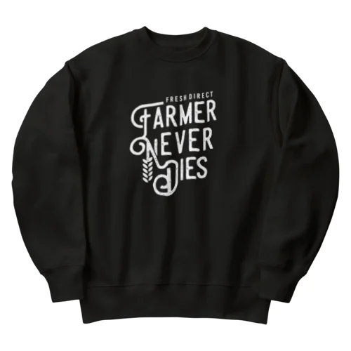 【New】FARMER NEVER DIES series Heavyweight Crew Neck Sweatshirt