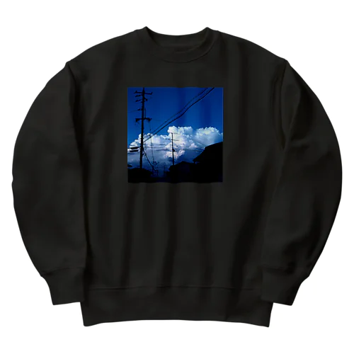 モクモ雲 Heavyweight Crew Neck Sweatshirt