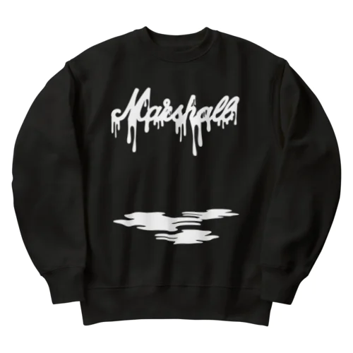 Dripping Marshall-ドリッピングマーシャル- Heavyweight Crew Neck Sweatshirt