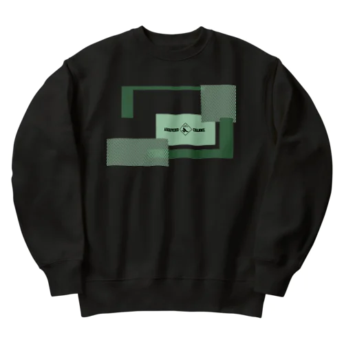 CYBER WINDOW GRN Heavyweight Crew Neck Sweatshirt