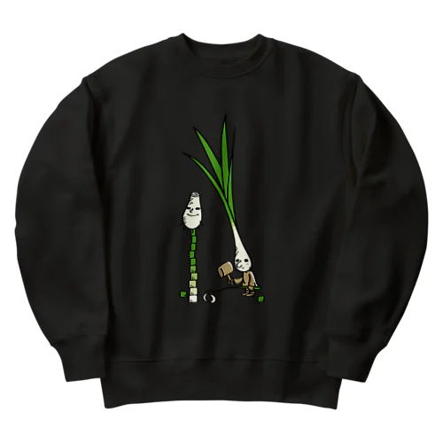 ワケギくんとコネギくん Heavyweight Crew Neck Sweatshirt