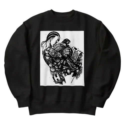 膝 Heavyweight Crew Neck Sweatshirt