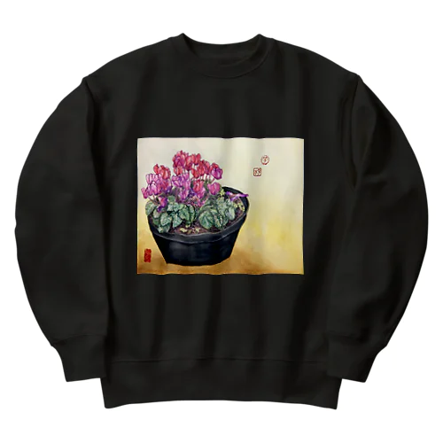 シクラメン Heavyweight Crew Neck Sweatshirt