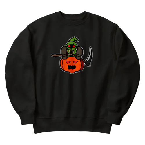 スケアクロウとジャック・オー・ランタン Heavyweight Crew Neck Sweatshirt