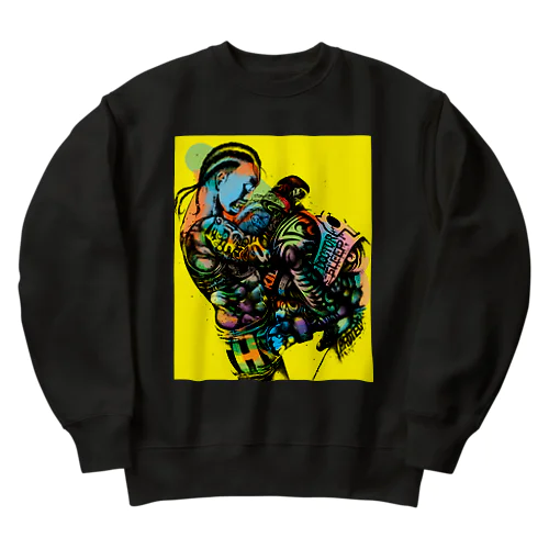 膝 Heavyweight Crew Neck Sweatshirt