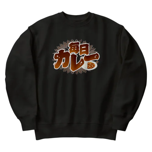 毎日カレー🍛 Heavyweight Crew Neck Sweatshirt