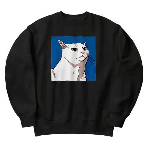 not your cat Heavyweight Crew Neck Sweatshirt